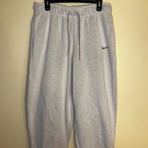 Nike wide legged grey women’s sweatpants